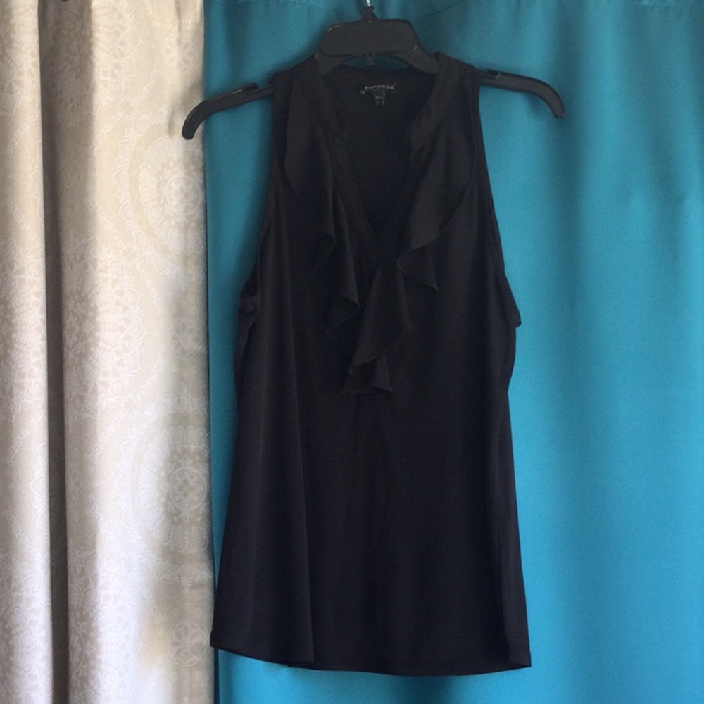 Express Sleeveless Black Top